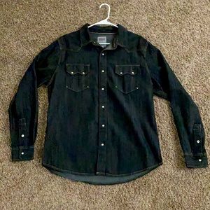 Vintage Levi’s denim long sleeve western style shirt